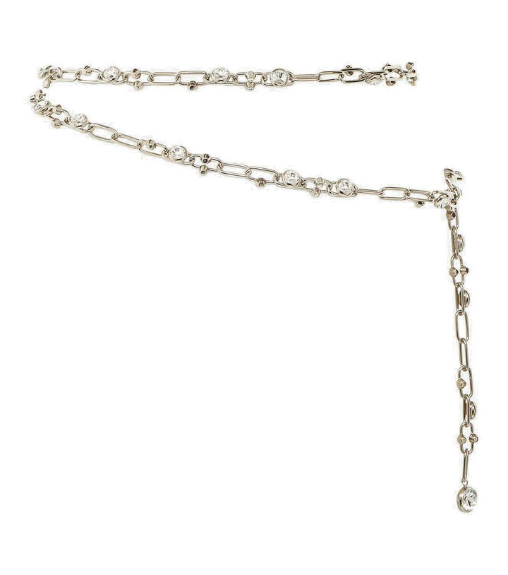 Photo: Alessandra Rich Embellished chain belt