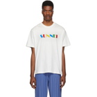 Sunnei White Logo T-Shirt