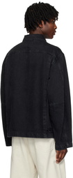 LEMAIRE SSENSE Exclusive Black Boxy Denim Jacket