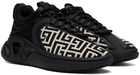 Balmain Black Knit B-Runner Sneakers