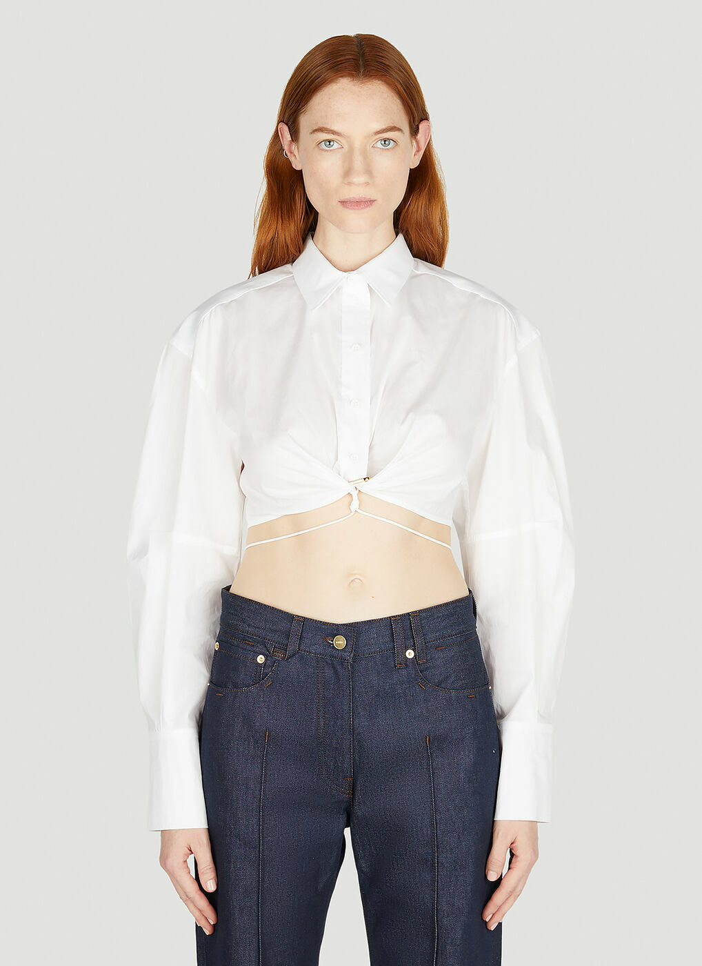 Jacquemus - La Chemise Plidao Shirt in White Jacquemus