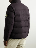 Stone Island - Logo-Appliquéd Quilted Padded Shell Down Jacket - Purple
