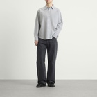 mfpen Men's Textured Check Executive Shirt in Bottle Grey