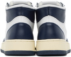 AUTRY Navy & White Medalist Sneakers