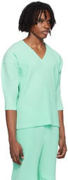 HOMME PLISSÉ ISSEY MIYAKE Green Aerial T-Shirt