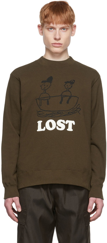 Photo: Undercover Khaki Cotton Sweatshirt