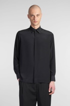Laneus Shirt In Black Silk