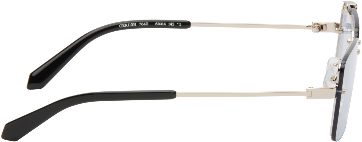 Off-White Gold Tampa Sunglasses Off-White