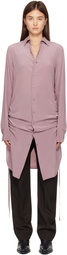 Ann Demeulemeester Purple Sandrina High Comfort Shirt