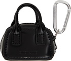 Sandy Liang Black Mini Secure Bag Keychain