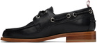 Thom Browne Black Perforated Loafers