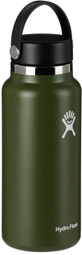 Hydro Flask Green Wide Mouth Bottle, 32 oz