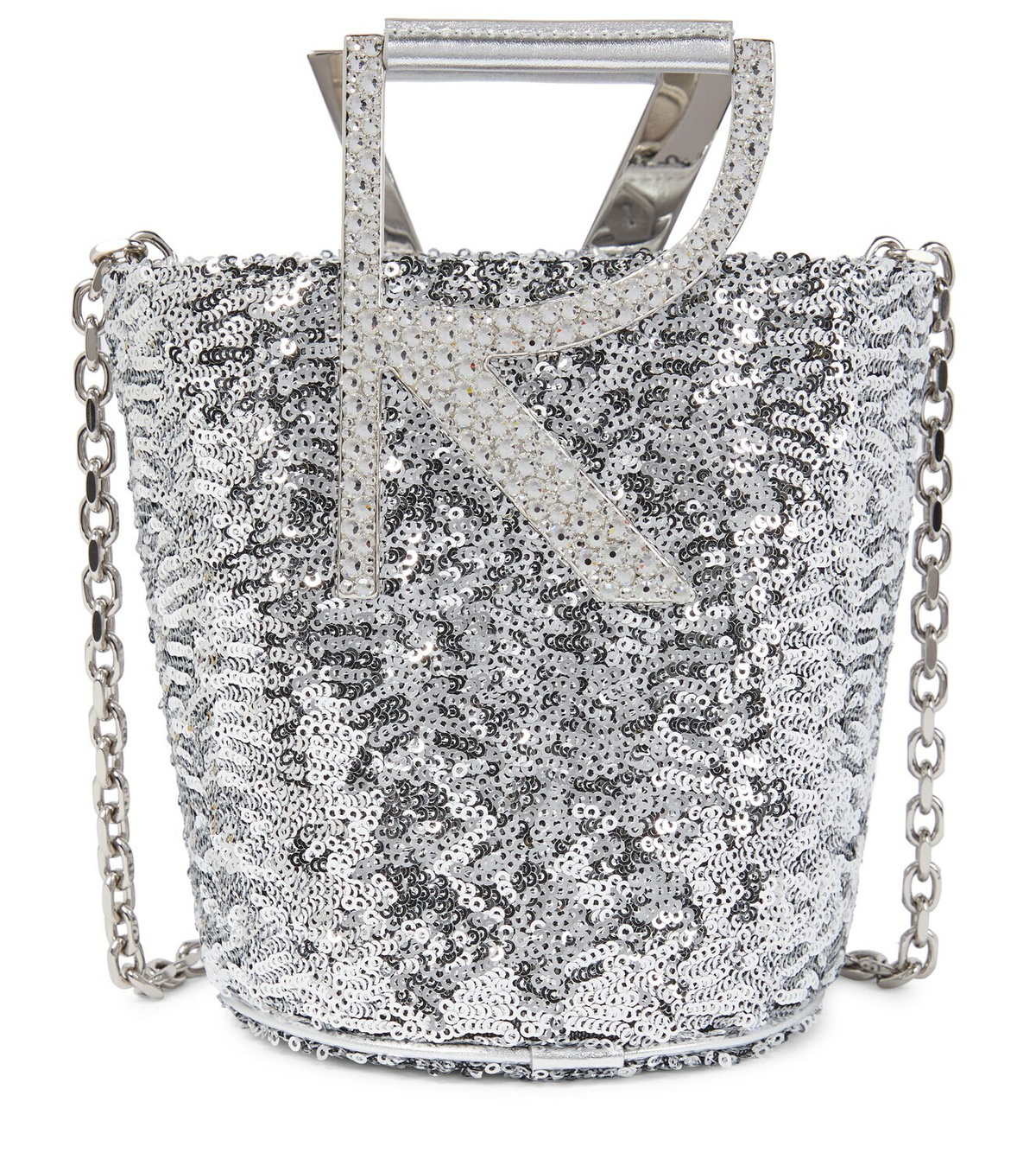 Roger Vivier RV Strass Mini embellished bucket bag Roger Vivier