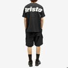 F.C. Real Bristol Men's Big Logo Wide T-Shirt in Black