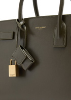 Saint Laurent Sac De Jour Baby Leather top Handle bag - Olive - One Size