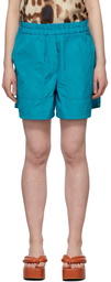 Dries Van Noten Blue Pool Shorts