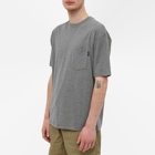 Taion Men's Storage Pocket T-Shirt in HthrGry