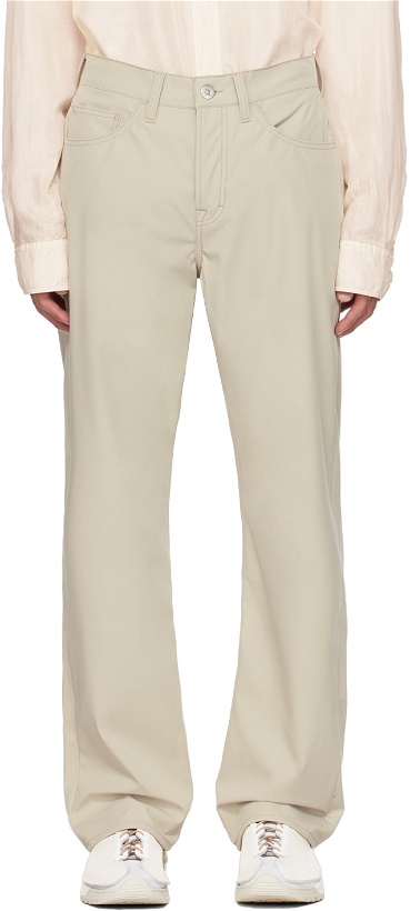 Photo: Our Legacy Beige Formal Cut Trousers