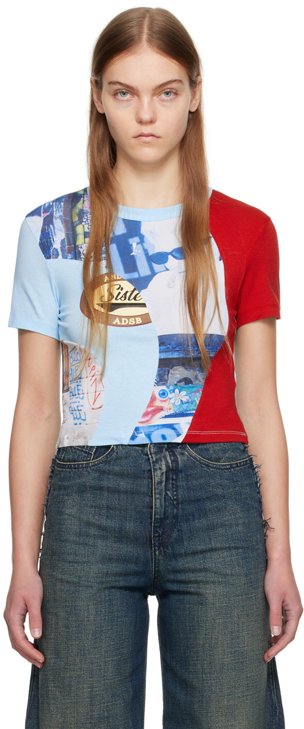 【Andersson Bell】 UNISEX FLIM ARCHIVE Andersson Bell SSENSE Exclusive Blue ADSB Film Archive T