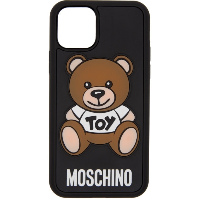 Photo: Moschino Black Toy Bear iPhone 11 Pro Case