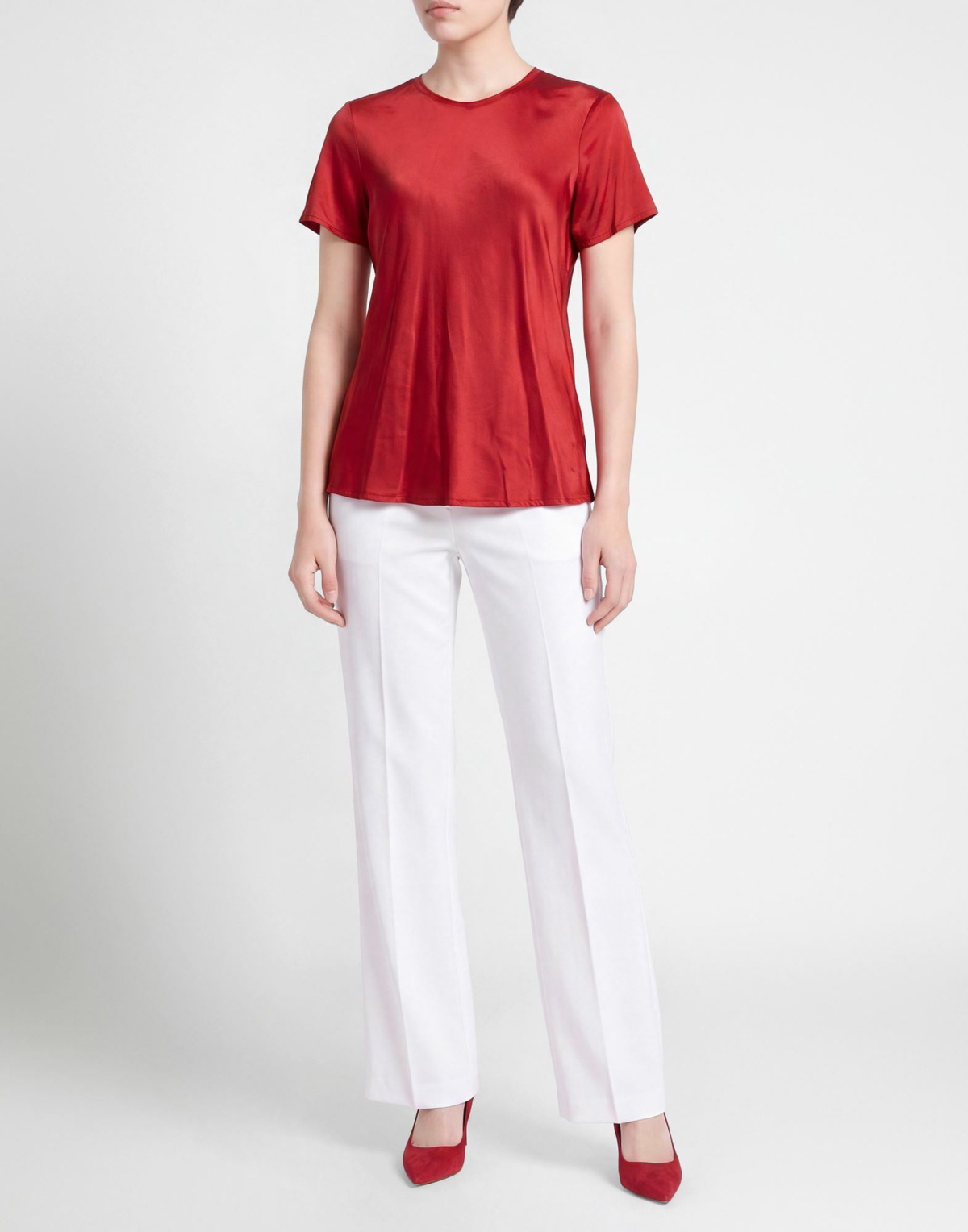 Manila Grace Womens T-shirt Brick