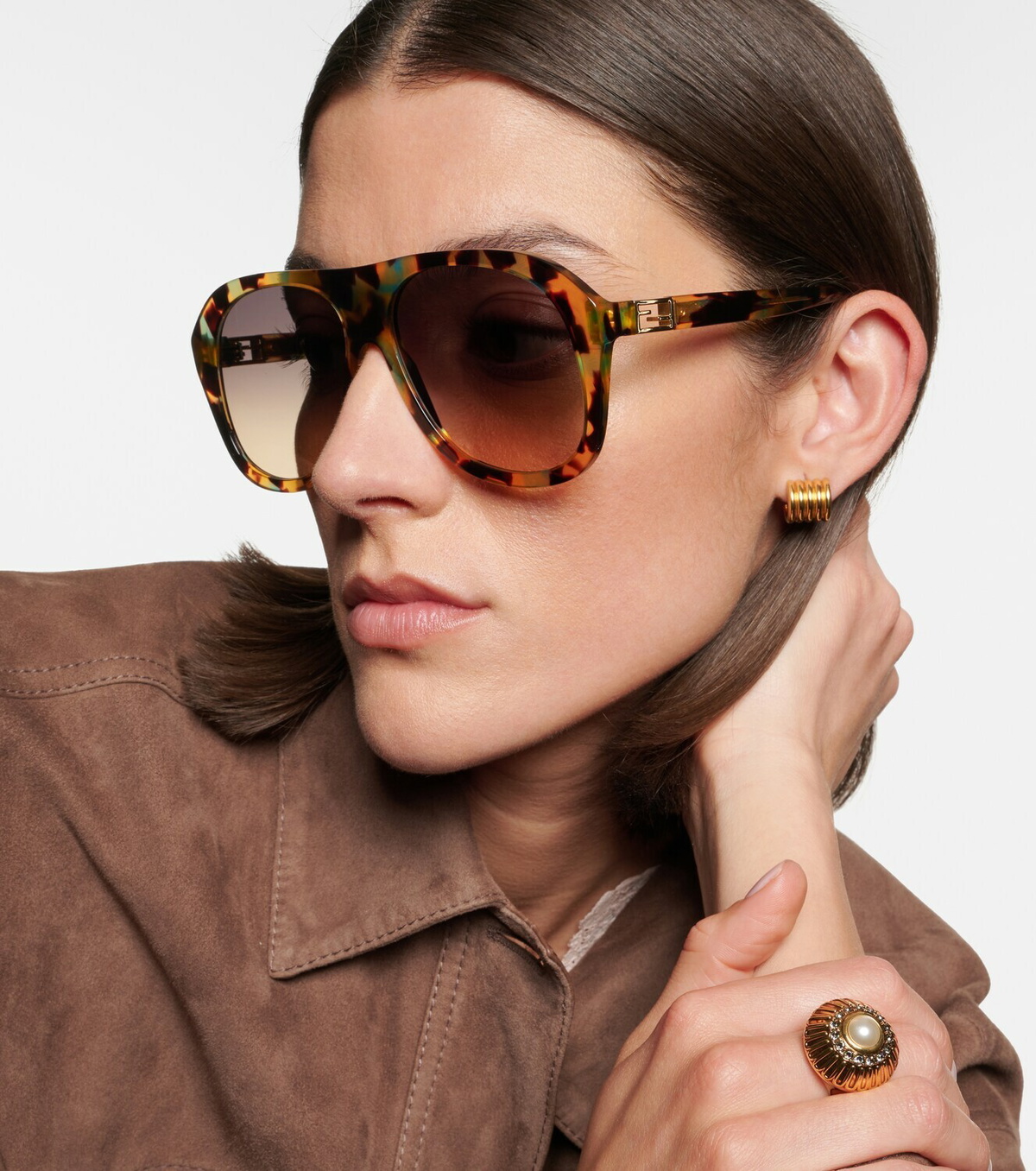 Fendi Baguette® aviator sunglasses