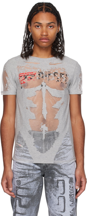 Photo: Diesel Gray T-Erme T-Shirt