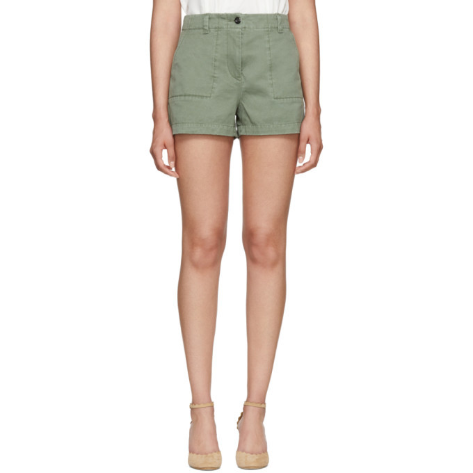 Photo: A.P.C. Khaki Alicia Pocket Short