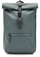 Rains Rolltop Rucksack - Blue - One Size