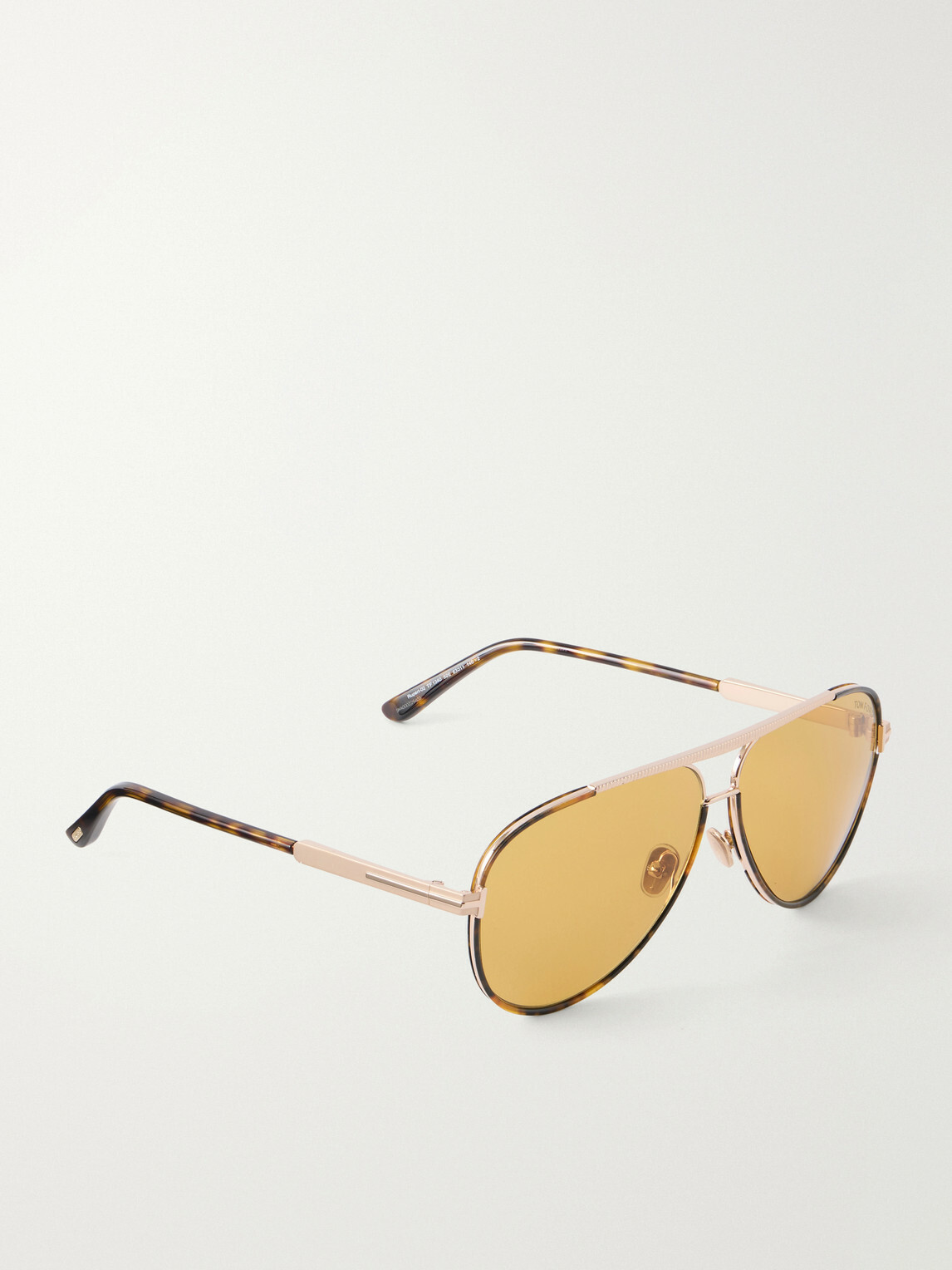 TOM FORD - Rupert-02 Aviator-Frame Metal Sunglasses