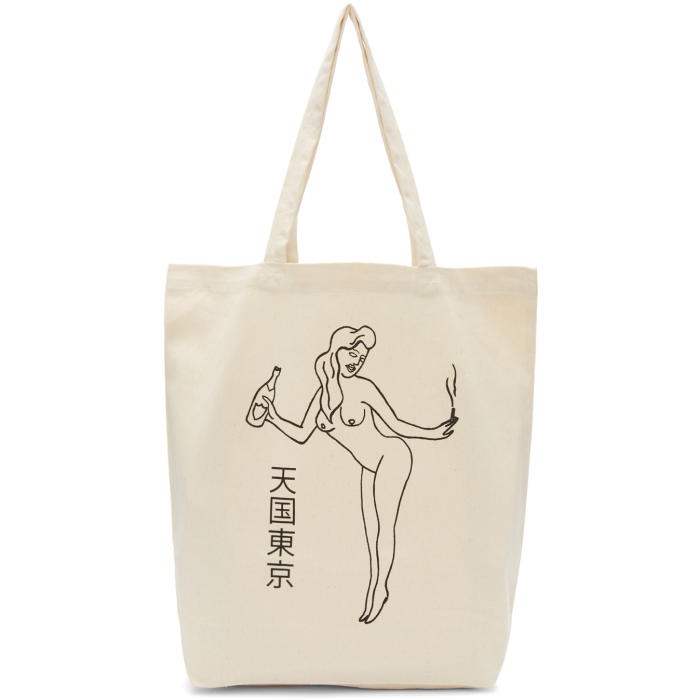 Photo: Wacko Maria Off-White Guilty Parties Nude Woman Tote