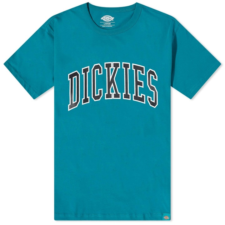 Photo: Dickies Men's Aitkin College Logo T-Shirt in Deep Lake