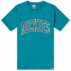 Dickies Men's Aitkin College Logo T-Shirt in Deep Lake
