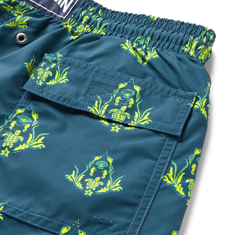 Photo: Vilebrequin - Moorea Mid-Length Printed Swim Shorts - Blue