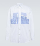 Comme des Garcons SHIRT - Appliquéd cotton poplin shirt