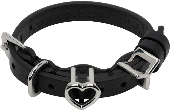 Photo: Y/Project Black Y Heart Belt Bracelet