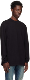 John Elliott Black University Long Sleeve T-Shirt