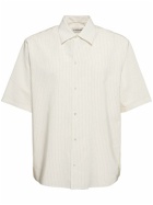 LANVIN - Striped Silk & Cotton Shirt