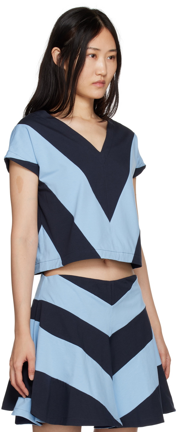 Rose Murdoch Blue & Navy Jack Tank Top