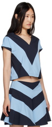 Rose Murdoch Blue & Navy Jack Tank Top