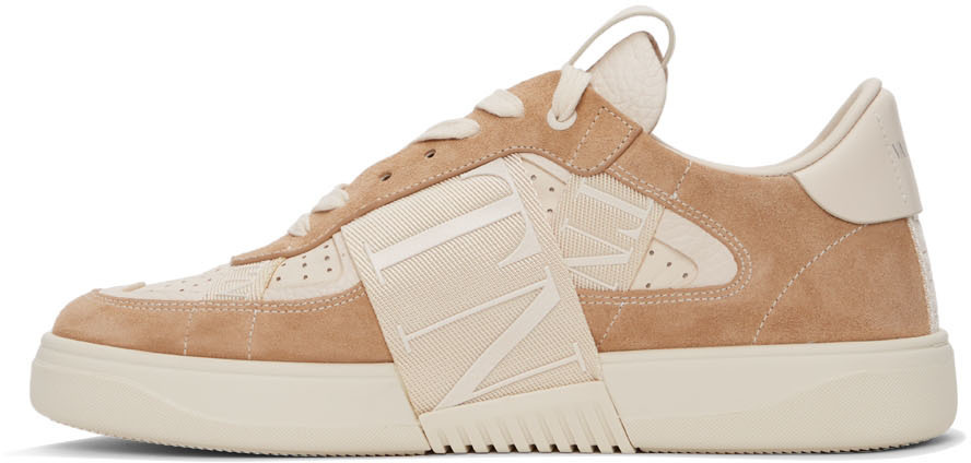 Valentino Garavani Off-White & Tan VL7N Sneakers Valentino Garavani