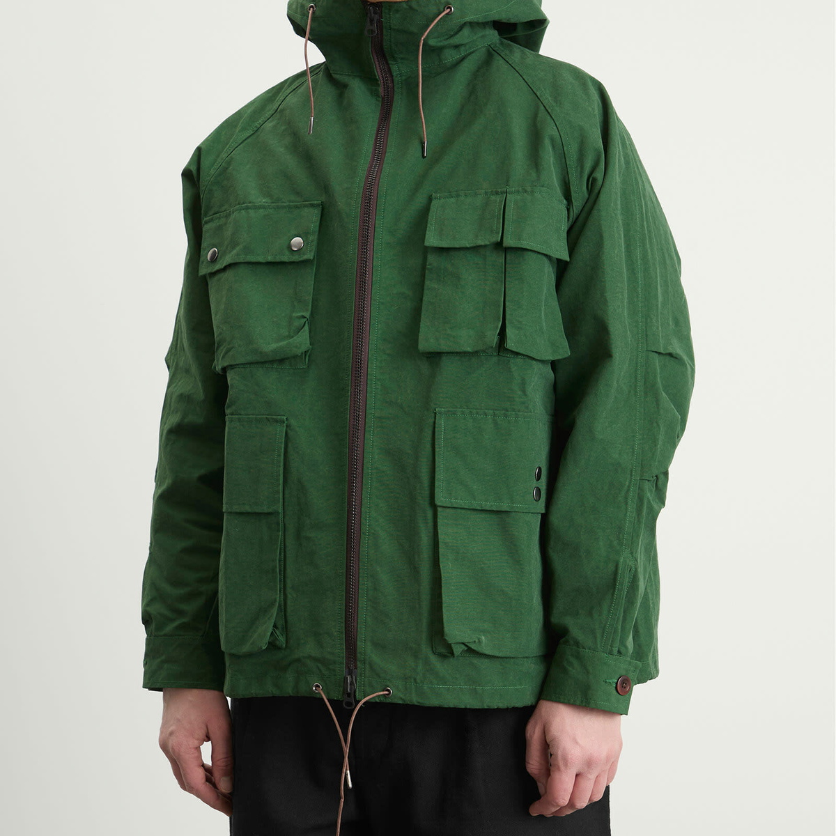 Café Mountain Men's Telemark Mountain Jacket in Racing Green