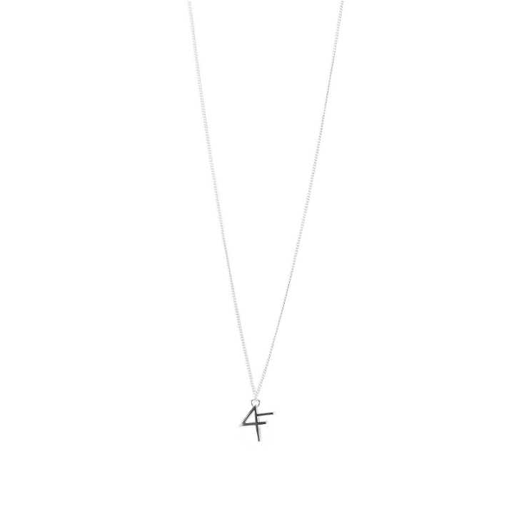 Photo: Fred Perry Men's Raf Simons Pendant Necklace in Metallic Silver