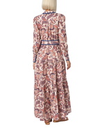 MC2 Saint Barth Woman Linen Dress Marbella With Paisley Print