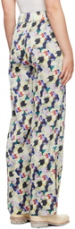 Henrik Vibskov Multicolor Remember Plisse Trousers