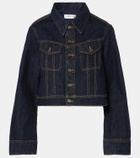 Victoria Beckham Cropped denim jacket