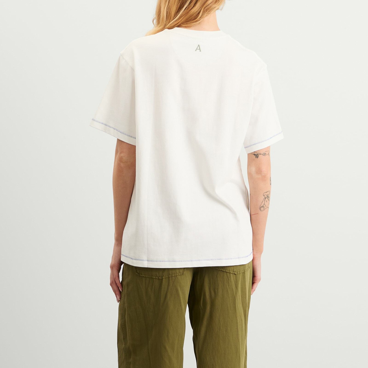 ALÉMAIS Women's Contessa Disco Dogs T-Shirt in Cream