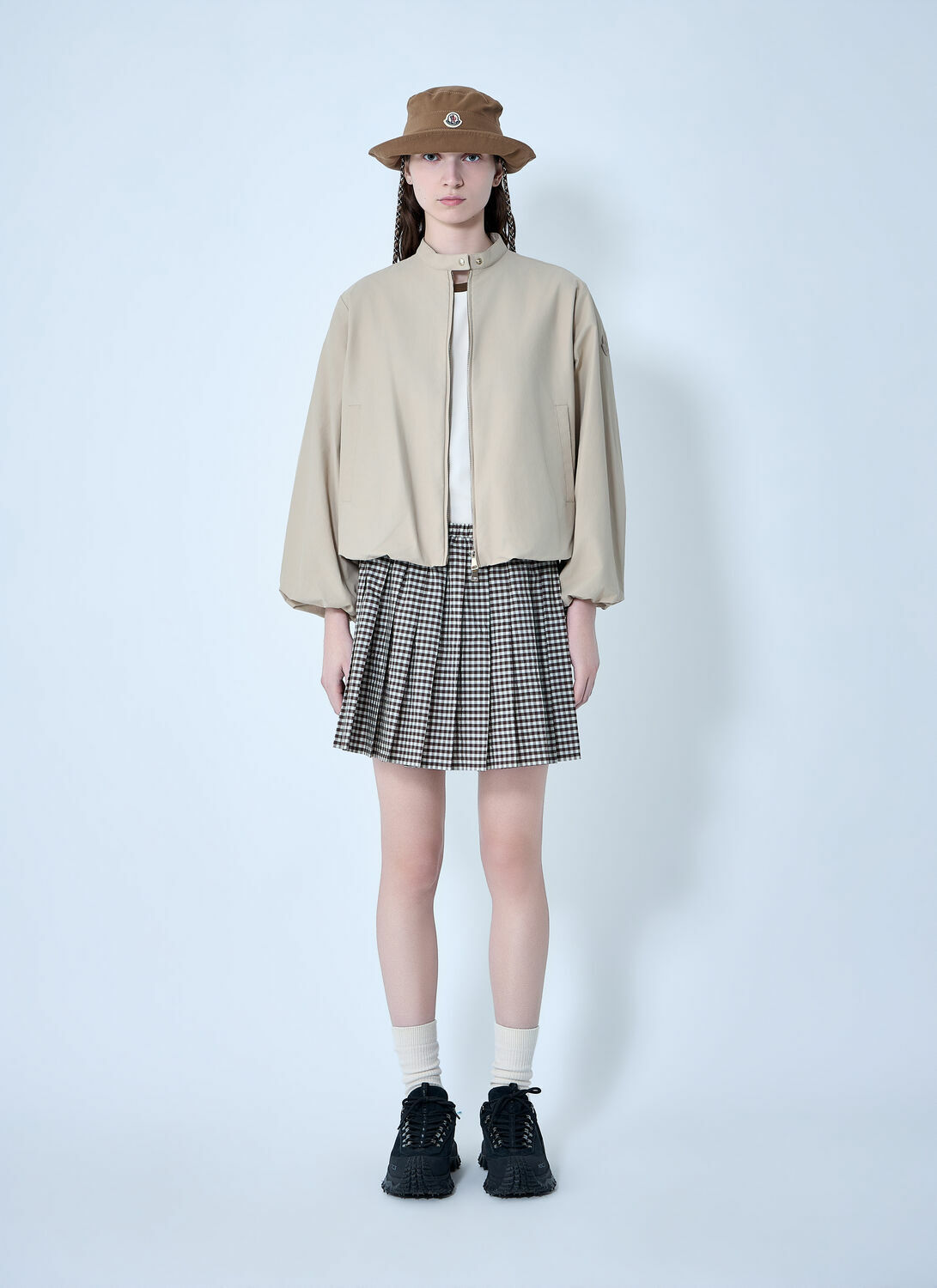 Moncler Pleated Mini Skirt