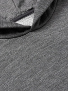 Visvim - Sport Jumbo Logo-Appliquéd Wool-Jersey Hoodie - Gray