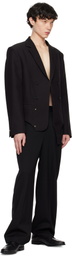 Coperni Black Tailored Body Blazer
